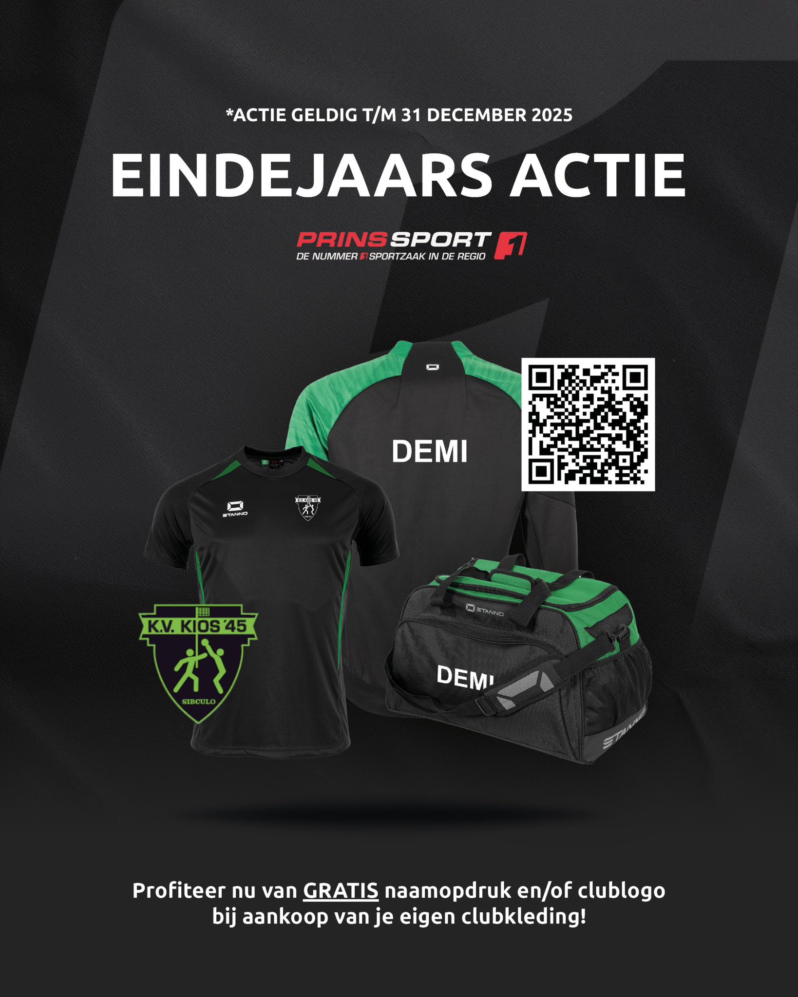 Eindejaarsactie PrinsSport