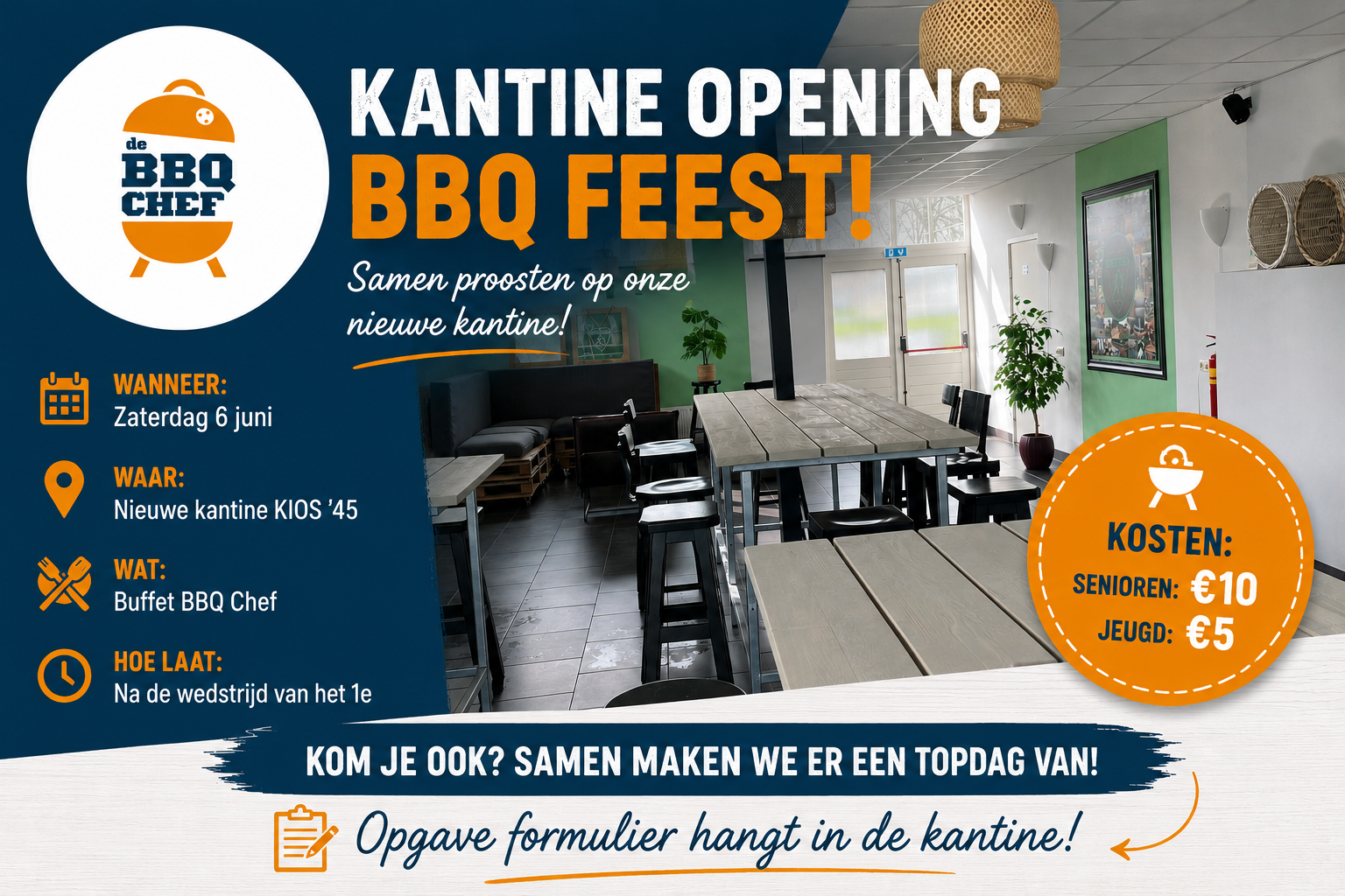Nieuwe kantine opening | BBQ Chef
